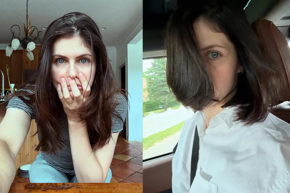 Alexandra Daddario hair transformation bella lavenda
